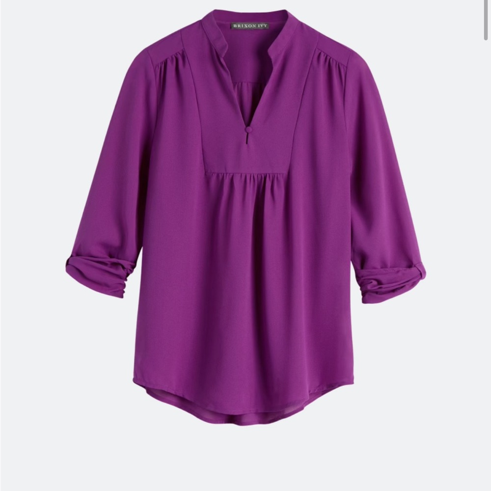 Brixon Ivy Vibrant Purple Blouse